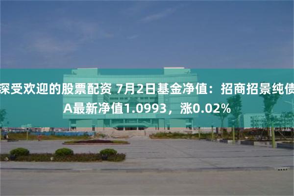 深受欢迎的股票配资 7月2日基金净值：招商招景纯债A最新净值1.0993，涨0.02%