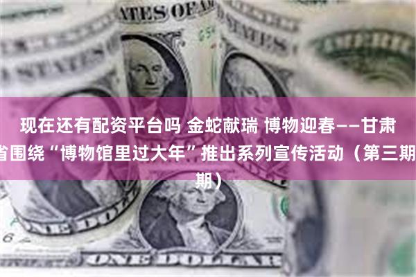 现在还有配资平台吗 金蛇献瑞 博物迎春——甘肃省围绕“博物馆里过大年”推出系列宣传活动（第三期）